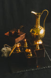 4-Fold Gilded Cross Lamp