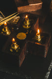 4-Fold Gilded Cross Lamp