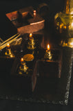 4-Fold Gilded Cross Lamp