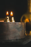 4-Fold Copper Gilded Circular Oil Lamp  XY