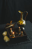 4-Fold Gilded Square Lamp  XY