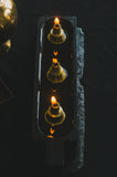 3-Fold Oil Lamp with Handle