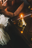 4-Fold Square Gilded lamp