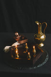 5-Fold Pentagonal Lamp with Gilding