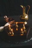 5-Fold Pentagonal Lamp with Gilding