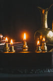 5-Fold Pentagonal Lamp with Gilding