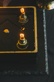 4-Fold Gilded Square Lamp