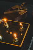 4-Fold Gilded Square Lamp
