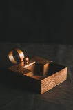 Handmade Copper Ashtray & Wick Holder
